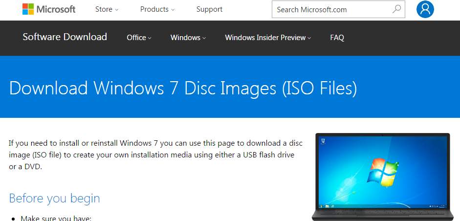 Download windows 7 iso from microsoft